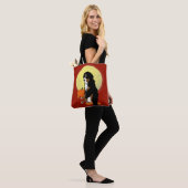 Bernese Mountain Dog Halloween Autumn Tote Bag (Op model)
