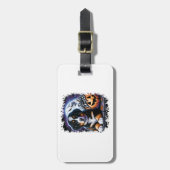 Bernese Mountain Dog Halloween Bagagelabel (Voorkant verticaal)