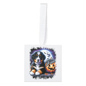 Bernese Mountain Dog Halloween Decoratie (Voorkant)