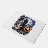 Bernese Mountain Dog Halloween Deurmat (Schuin)