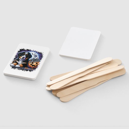 Bernese Mountain Dog Halloween Handwaaier (Niet-gemonteerd)