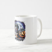 Bernese Mountain Dog Halloween Koffiemok (Voorkant rechts)