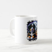 Bernese Mountain Dog Halloween Koffiemok (Voorkant links)