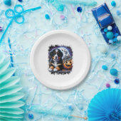 Bernese Mountain Dog Halloween Papieren Bordje (Feest)