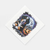Bernese Mountain Dog Halloween Servet (Hoek)