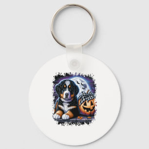 Bernese Mountain Dog Halloween Sleutelhanger