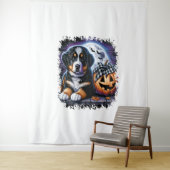 Bernese Mountain Dog Halloween Wandkleed (In situ)