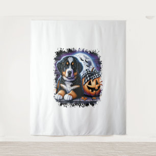 Bernese Mountain Dog Halloween Wandkleed