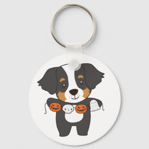 Bernese Mountain Dog Happy Halloween Dog Costume K Sleutelhanger