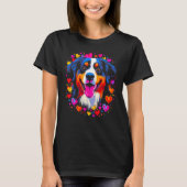 Bernese Mountain Dog Heart T-shirt (Voorkant)