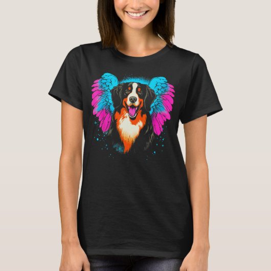 Bernese Mountain Dog Heaven T-shirt (Voorkant)