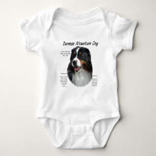 Bernese Mountain Dog History Design Romper