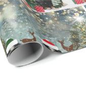 Bernese Mountain dog Holiday Cadeaupapier (Rol Hoek)