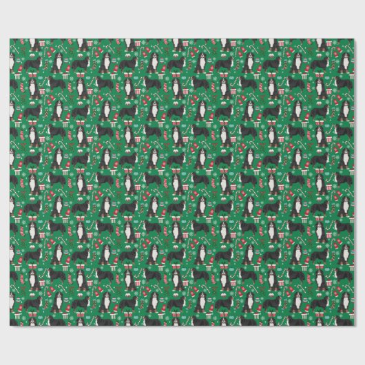 Bernese Mountain Dog Holiday xmas Cadeaupapier (Vlak)