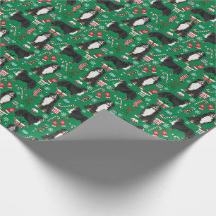 Bernese Mountain Dog Holiday xmas Cadeaupapier