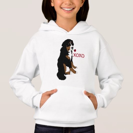 Bernese Mountain Dog Hoodie (Voorkant)