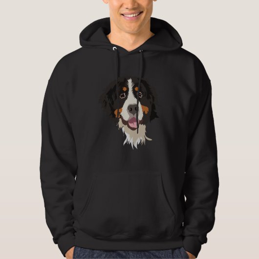 Bernese Mountain Dog Hoodie (Voorkant)