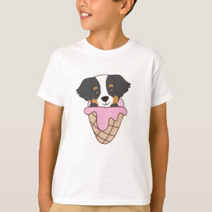 Bernese Mountain Dog Ice Waffle Sweet Animals T-shirt