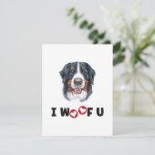 Bernese Mountain Dog ik wil je graag (Staand voorkant)