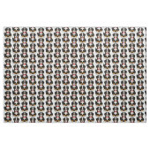 Bernese Mountain Dog in Bow Stropdas Fabric Stof (Yard (91,4 cm))