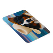 Bernese Mountain Dog in het strand Magneet (Rechterzijde)