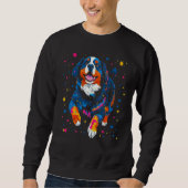 Bernese Mountain Dog in Space Trui (Voorkant)