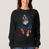 Bernese Mountain Dog in Space Trui (Voorkant)