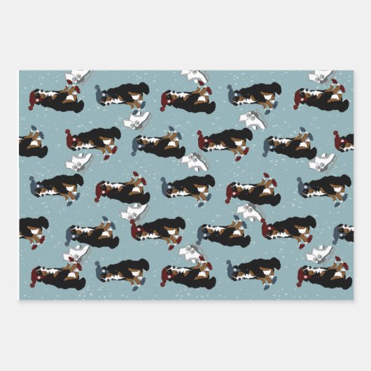 Bernese Mountain Dog Inpakpapier Vel (Voorkant 2)