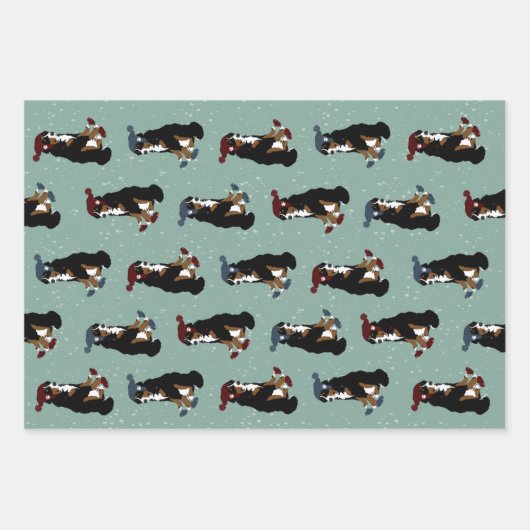 Bernese Mountain Dog Inpakpapier Vel (Voorkant)