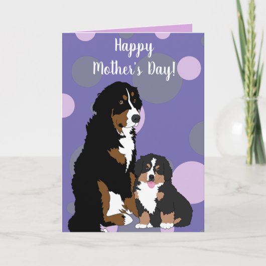 Bernese Mountain Dog Kaart (Voorkant)