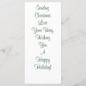 Bernese Mountain Dog-Kaarten voor kerstmis (Achterkant)