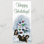 Bernese Mountain Dog-Kaarten voor kerstmis (Voorkant)