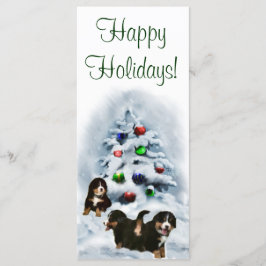 Bernese Mountain Dog-Kaarten voor kerstmis