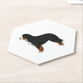 Bernese Mountain Dog Kartonnen Onderzetters (Schuin)