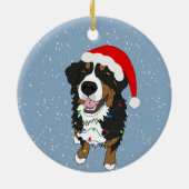  Bernese Mountain Dog Keramisch Ornament (Achterkant)