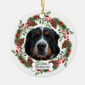 Bernese Mountain Dog Keramisch Ornament (Voorkant)