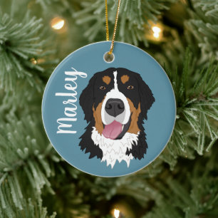 Bernese Mountain Dog Keramisch Ornament