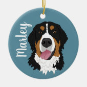 Bernese Mountain Dog Keramisch Ornament (Voorkant)