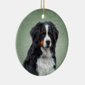 Bernese Mountain Dog Keramisch Ornament (Rechts)