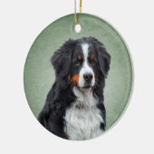 Bernese Mountain Dog Keramisch Ornament (Links)
