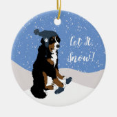 Bernese Mountain Dog Keramisch Ornament (Voorkant)