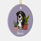 Bernese Mountain Dog Keramisch Ornament (Rechts)