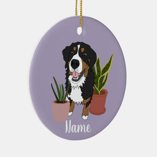  Bernese Mountain Dog Keramisch Ornament (Rechts)
