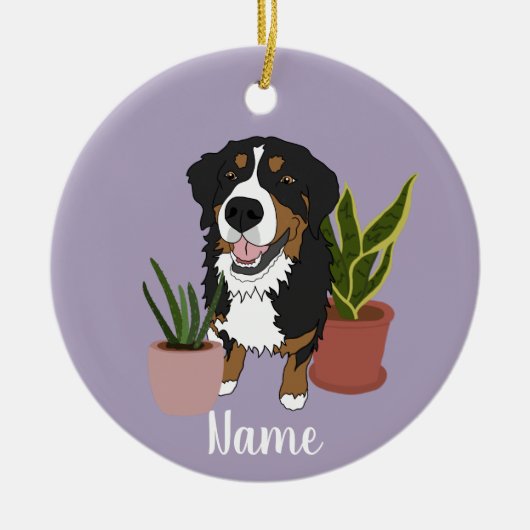 Bernese Mountain Dog Keramisch Ornament (Voorkant)