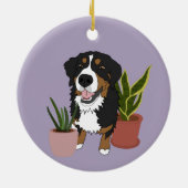  Bernese Mountain Dog Keramisch Ornament (Achterkant)