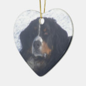 Bernese Mountain Dog Keramisch Ornament (Links)