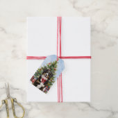 Bernese Mountain Dog - kerstboom Cadeaulabel (Met Touw)