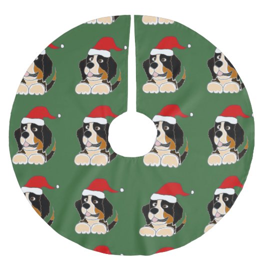 Bernese Mountain Dog kerstboomrok Kerstboom Rok (Voorkant)