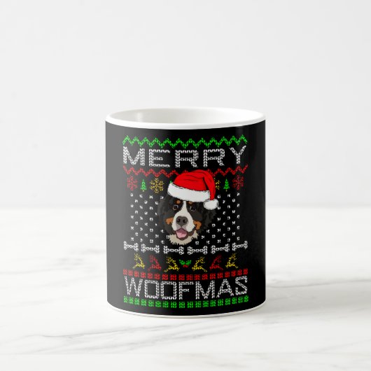 Bernese Mountain Dog-kerstcadeauidee Koffiemok (Center)