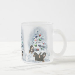 Bernese Mountain Dog-kerstcadeaus Matglas Koffiemok